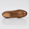 Richelieu with hidden lift for Men | Light brown +2.4'' | Mario Bertulli
