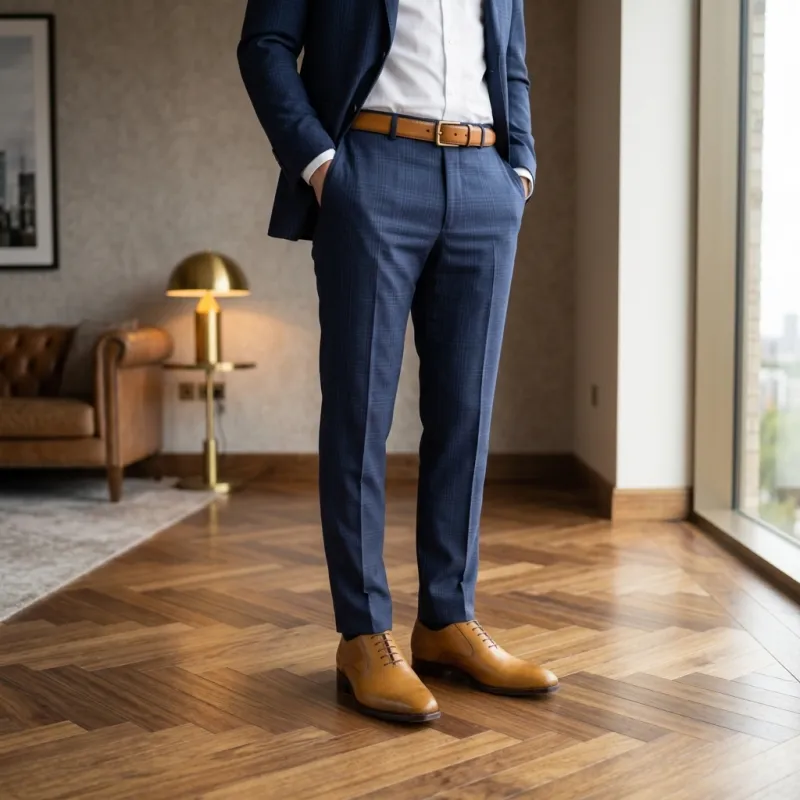 Men's heeled Richelieu | Cinnamon +6 CM | Mario Bertulli