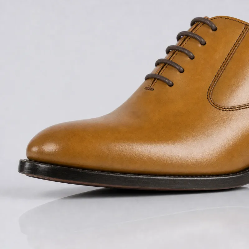Men's heeled Richelieu | Cinnamon +6 CM | Mario Bertulli