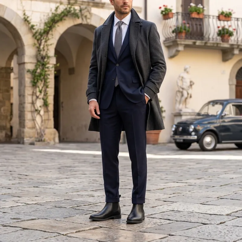 Height increasing Boots Padova | black +7,5 | Mario Bertulli