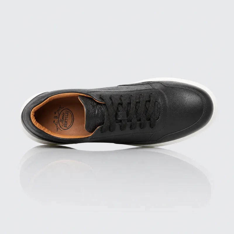Elevator Sneakers |black +3.6'' | Mario Bertulli