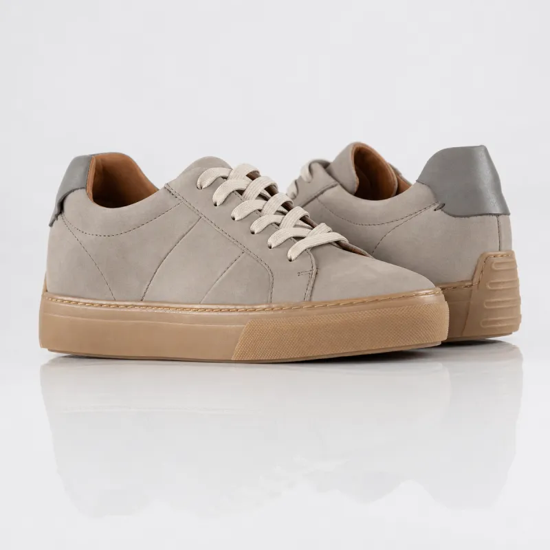 Men’s wedge heel sneaker | Black +6.5 CM | Mario Bertulli