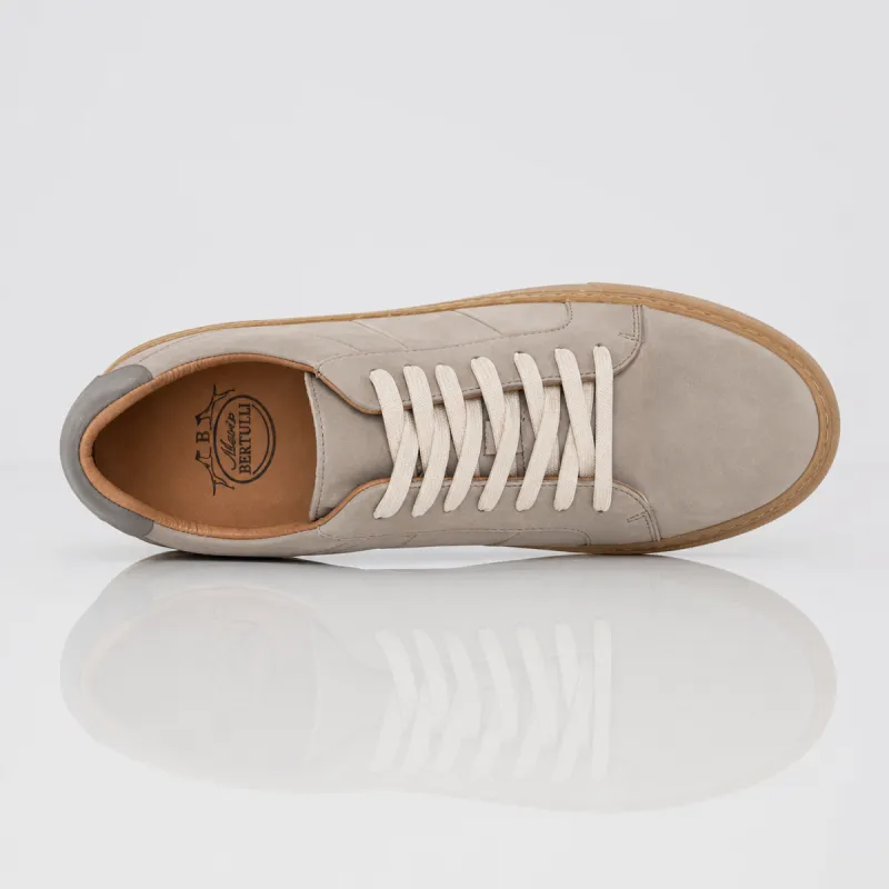 Men’s wedge heel sneaker | Black +6.5 CM | Mario Bertulli