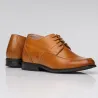 Men's wedge derby shoe | Brown +6 CM | Mario Bertulli