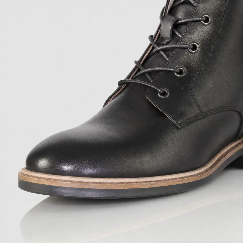 Siracusa Lift Boots Black +7 cm