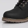 Fur-lined wedge boots for men | Black +3.0'' | Mario Bertulli