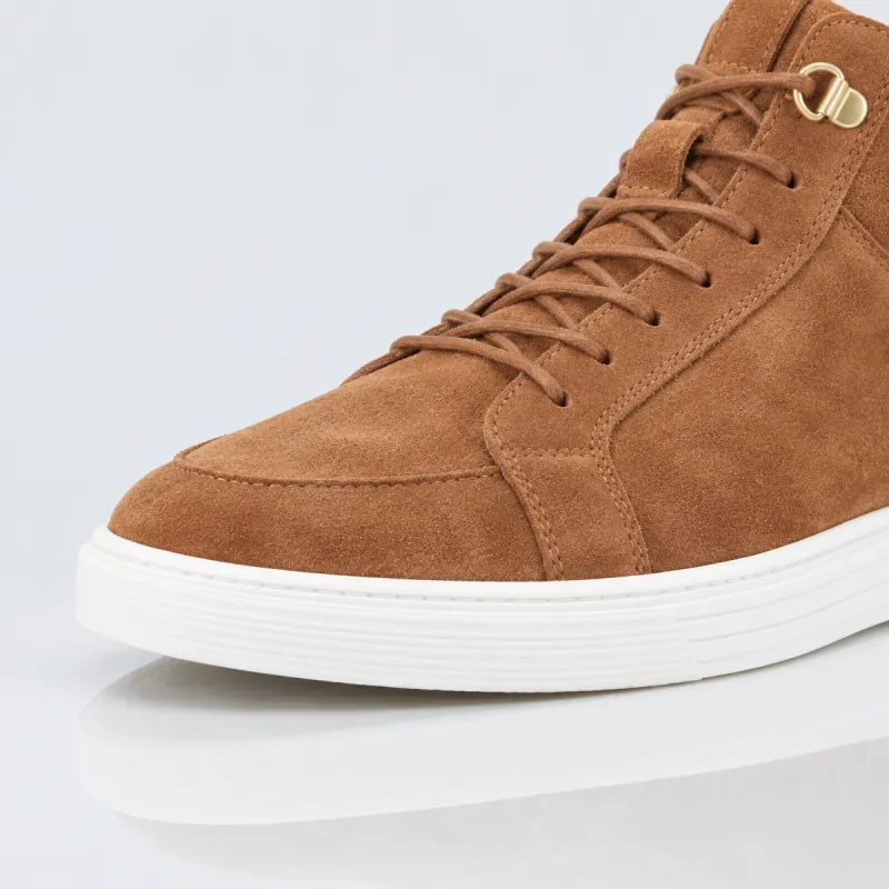 Savona Brown Height-Boosting Sneakers +6 cm