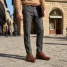 Men’s lined wedge ankle boots | Black +7.5 CM | Mario Bertulli