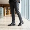 Men's platform Derby shoe | black +3.0'' | Mario Bertulli