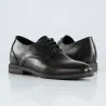 Men's platform Derby shoe | black +3.0'' | Mario Bertulli