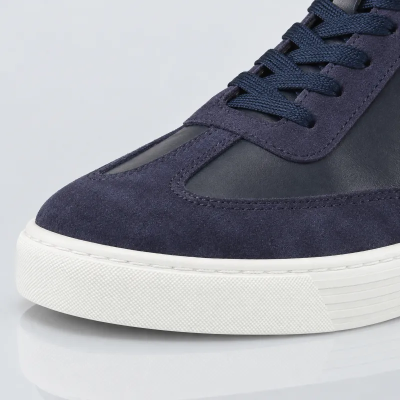Treviso Navy Height-Boosting Sneakers +2.4"