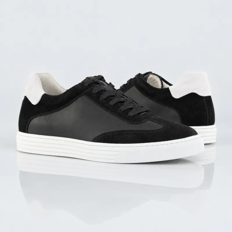 Treviso Elevating Sneakers Black +2.4"