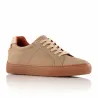 Men's wedge heel sneaker | Light beige 2.6" | Mario Bertulli
