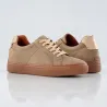 Men's wedge heel sneaker | Light beige 2.6" | Mario Bertulli