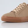 Men's wedge heel sneaker | Light beige 2.6" | Mario Bertulli