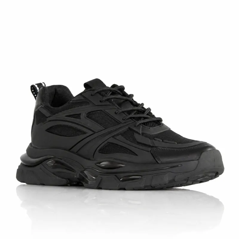 Versilia Elevating Sneakers Black +2.8''