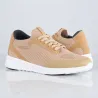Napoli Height-Boosting Sneakers Dark Sand +2.4"