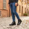 Sneaker wedge heel Men | Black +3.6'' | Mario Bertulli