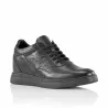 Sneaker wedge heel Men | Black +3.6'' | Mario Bertulli