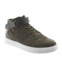 Height Increasing Sneakers Men - Kaki - Nubuk / Leather - +2.0'' / +5 CM - Olivetta - Mario Bertulli