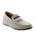 Height increasing loafers Men - Light grey - Nubuk - +2.0'' / +5 CM - Sardegna - Mario Bertulli