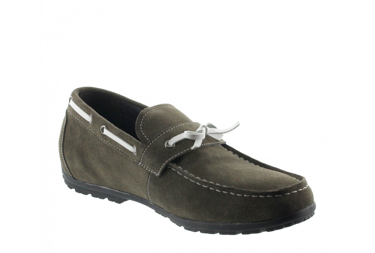 Height increasing loafers | Taupe +4CM 