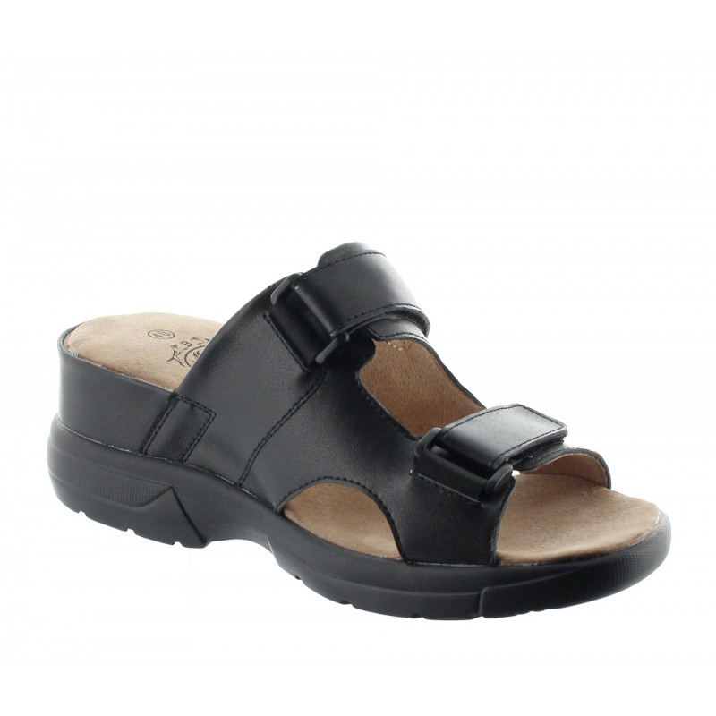 Height Increasing Sandals | Black +2.4 