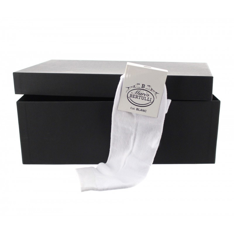 Sport socks white - Sports Socks from Mario Bertulli - specialist in height increasing shoes