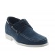 Height increasing loafers Men - Navy blue - Nubuk - +2.4'' / +6 CM - Bardolino - Mario Bertulli
