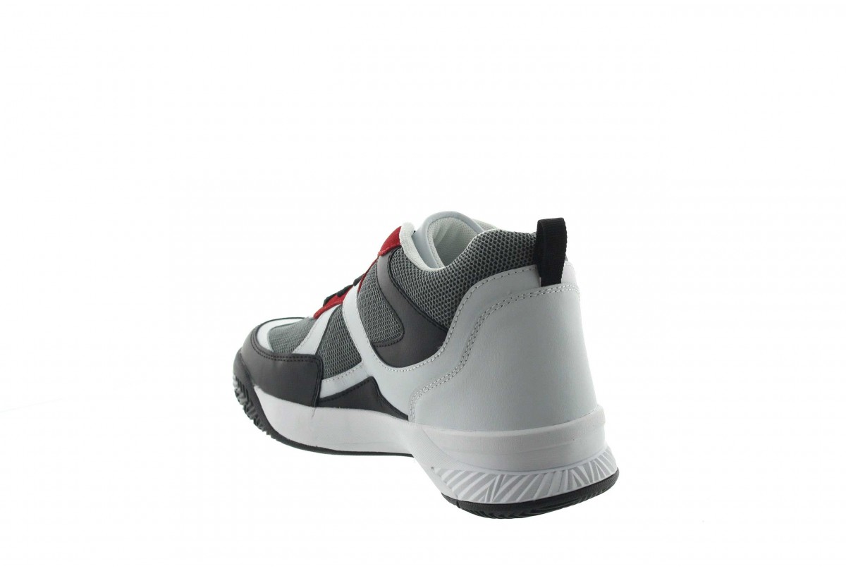 baskets blanches compensées homme