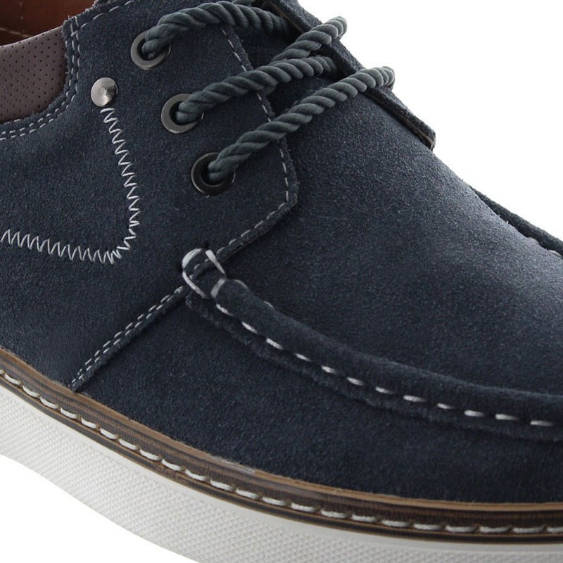 mocassin talonnette Homme - Gris foncé - Nubuck - +5,5 CM - Pistoia - Mario Bertulli