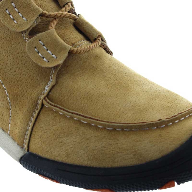 basket semelle rehaussante Homme - Cognac - Nubuck - +5 CM - Détente - Mario Bertulli