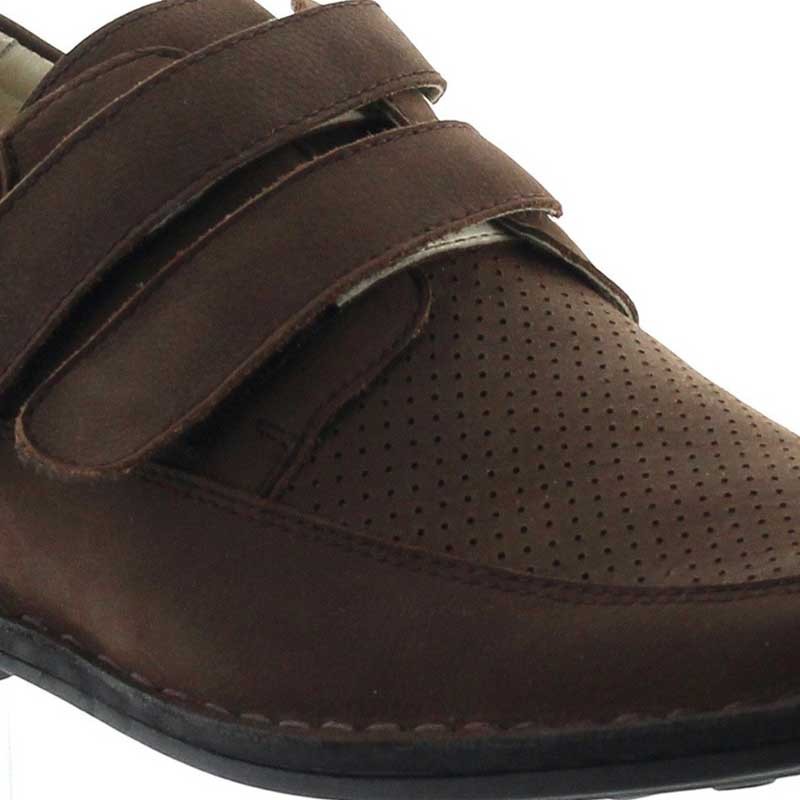 sandales semelles rehaussantes Homme - Marron - Nubuck - +7 CM - Bormida - Mario Bertulli