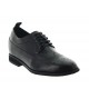 chaussures derby compensées Homme - Noir - Cuir - +7,5 CM - Gargano - Mario Bertulli