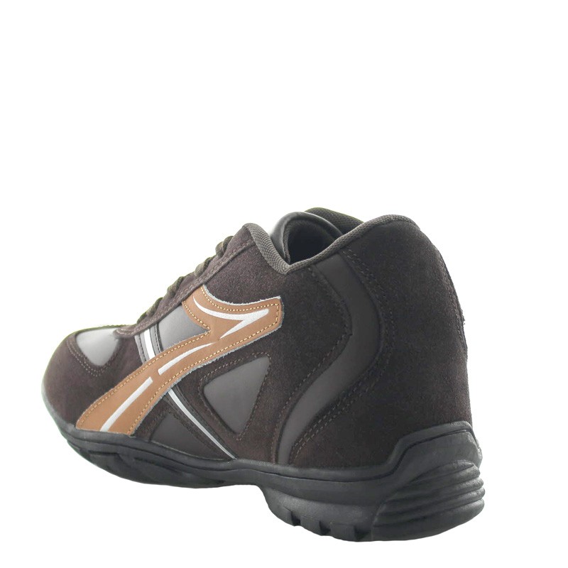 Baskets rehaussantes Piceno marron +7 cm