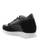 Sneakers rehaussantes Lara - Noir +7cm