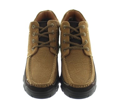 chaussures derby compensées Homme - Marron - Nubuck - +5,5 CM - Volpedo - Mario Bertulli