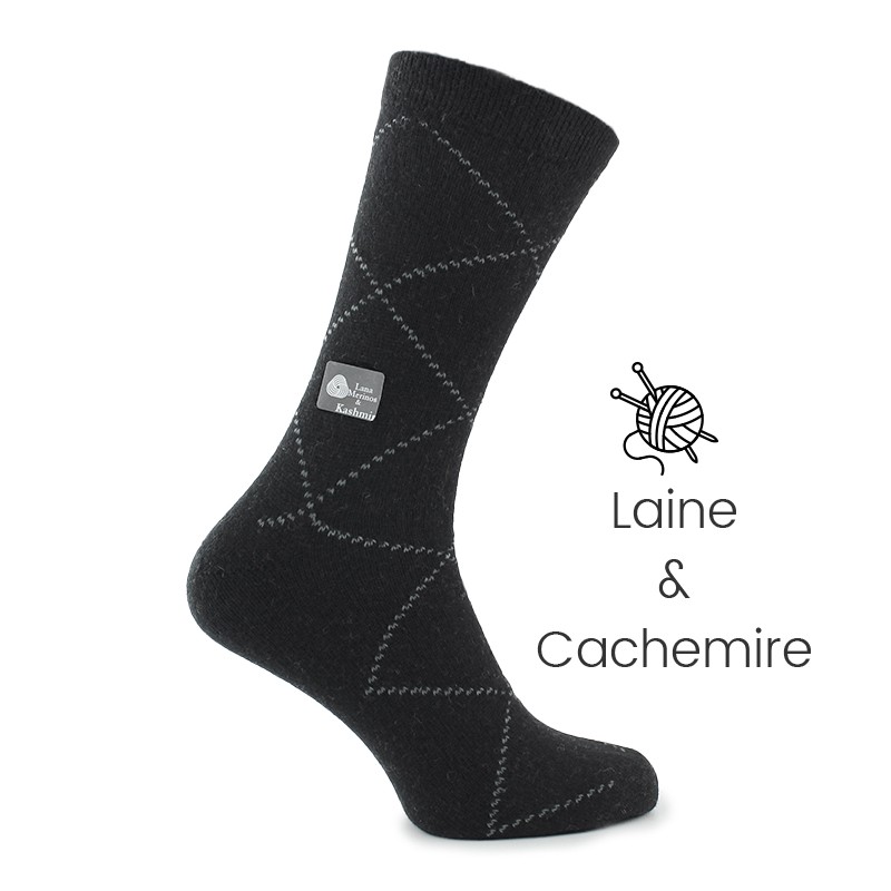 Chaussettes fil d'ecosse - chaussettes cachemire Homme - Mario Bertulli specialiste de la chaussure grandissante