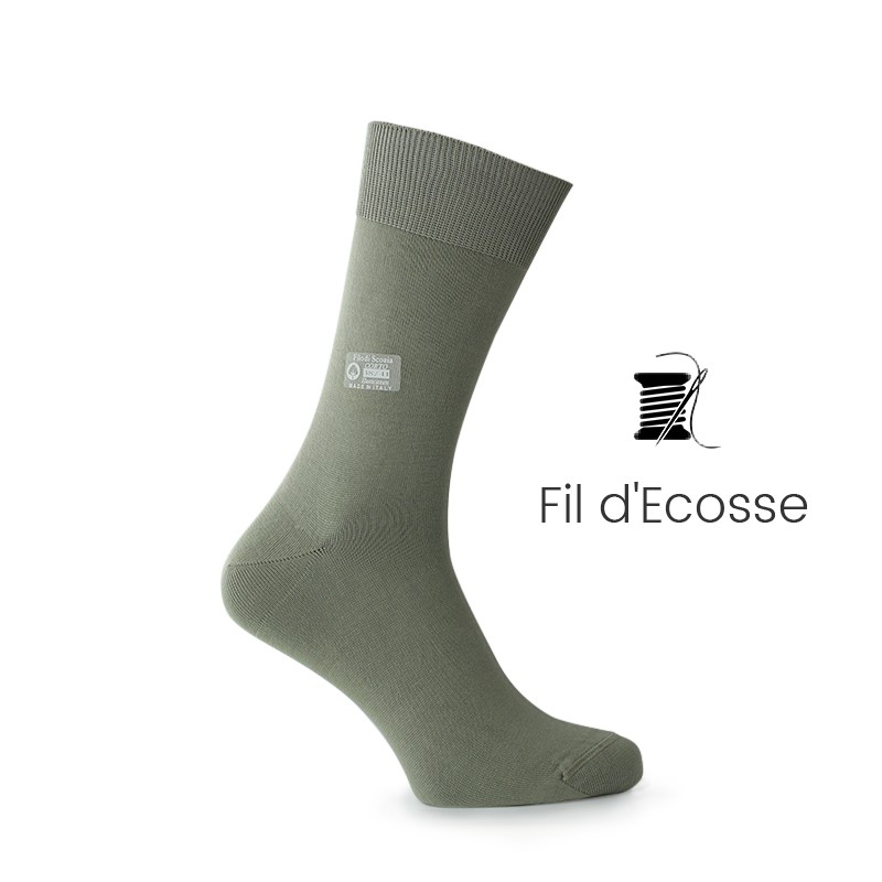 Chaussettes fil d'ecosse - chaussettes fil d'ecosse Homme - Mario Bertulli specialiste de la chaussure grandissante