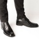 chaussures derby compensées Homme - Noir - Cuir - +6 CM - Brighton - Mario Bertulli