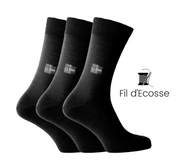 Coffret 3 paires de chaussettes - chaussettes Homme coffret - Mario Bertulli specialiste de la chaussure grandissante