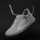 Sneakers Rehaussantes Seb Delanney DCS Blanc/gris +6 cm