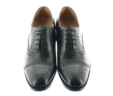 chaussures richelieu compensées Homme - Vert - Cuir de veau pleine fleur - +6 CM - Stefano - Mario Bertulli