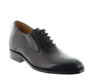 chaussures richelieu compensées Homme - Bordeaux - Cuir de veau pleine fleur - +6 CM - Fabiano - Mario Bertulli
