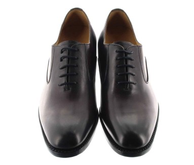 chaussures richelieu compensées Homme - Bordeaux - Cuir de veau pleine fleur - +6 CM - Fabiano - Mario Bertulli