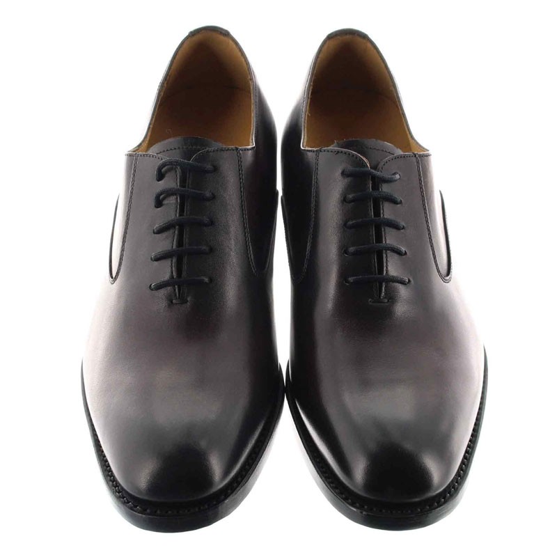 chaussures richelieu compensées Homme - Bordeaux - Cuir de veau pleine fleur - +6 CM - Fabiano - Mario Bertulli