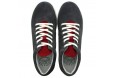 Sneakers Rehaussantes Apricale gris foncé/rouge +2.4"