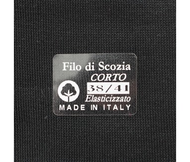 Chaussettes invisibles en fil d'Ecosse noir