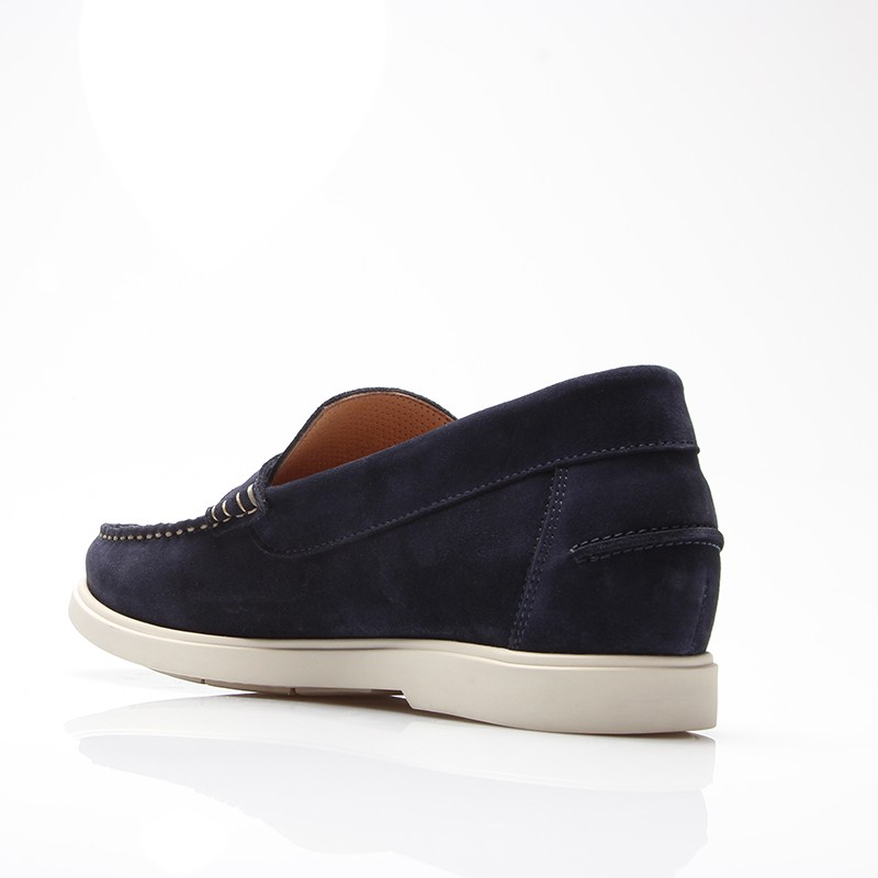 Mocassins Rehaussants Ischia marine +5,5cm