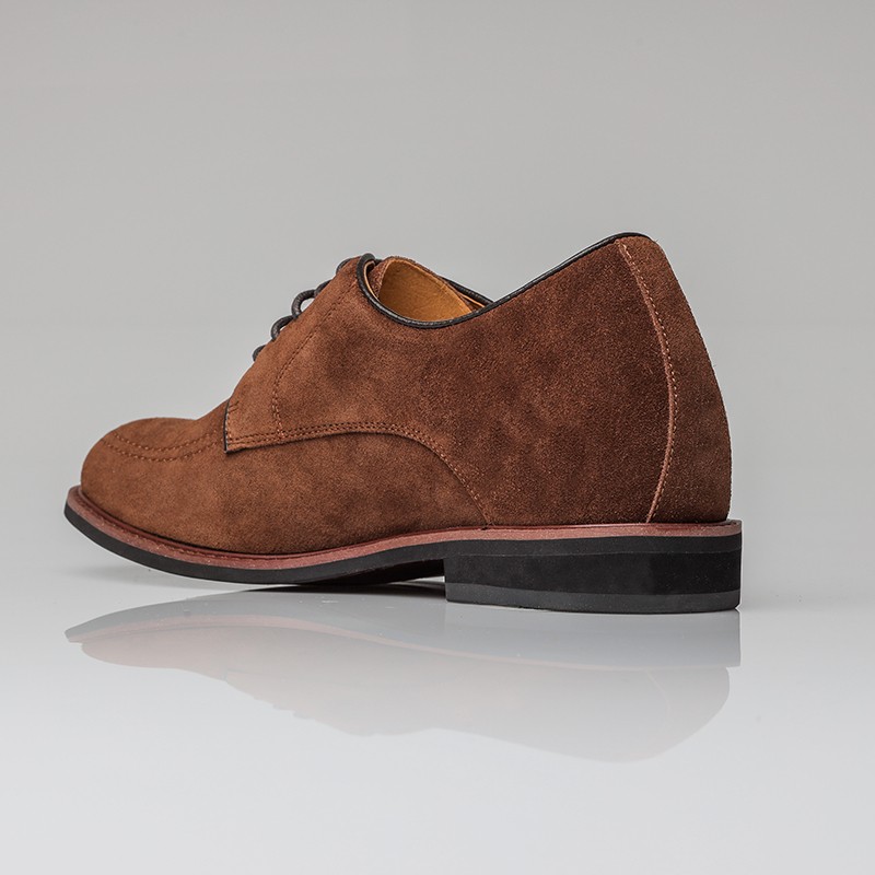 Chaussure Derby compensée Homme | Marron +7 CM | Mario Bertulli